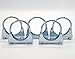 Produktbild 5 Stück Auspuffschelle Bügelschellen Rohrschelle Klemmschelle Schelle Abgasrohr U-Bolt Clamp M8 Ø 60 mm