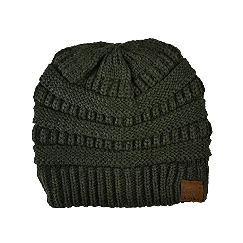 Image of Cambridge Select Thick Slouchy Knit Oversized Beanie Cap Hat