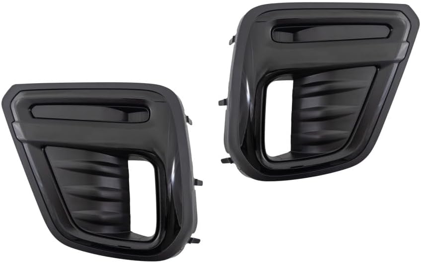 KarParts360 For Subaru Forester 2020 2021 Fog Light Cover Driver And Passenger Side | Pair | Black | Sport Model | Replacement For SU1038136, SU1039136 | 57731SJ190, 57731SJ180