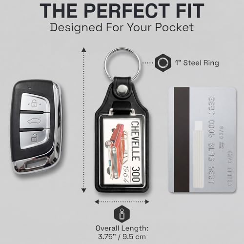 Image of Brotherhood Car Key Chain for Chevelle - Classic Models Keychain for Men and Women Gift Key Ring