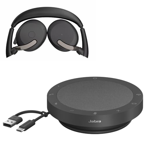 Pack Jabra Evolve 65 Flex et Speak2 55 Enceinte Bluetooth pour Zoom et Google Meet