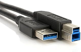 rhinocables USB 3.0 Cable, High Speed 5 Gbps USB A to B Cable, Male to Male USB Printer Cable (1m)