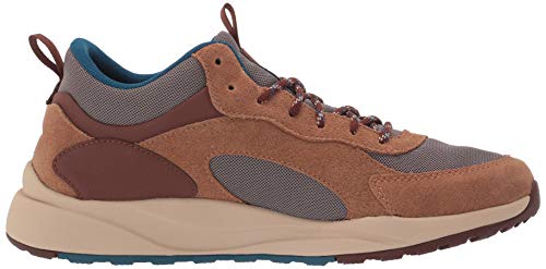 Columbia Men's Pivot Mid Waterproof Hiking Shoe, Wet Sand/Phoenix Blue, 9.5 Wide