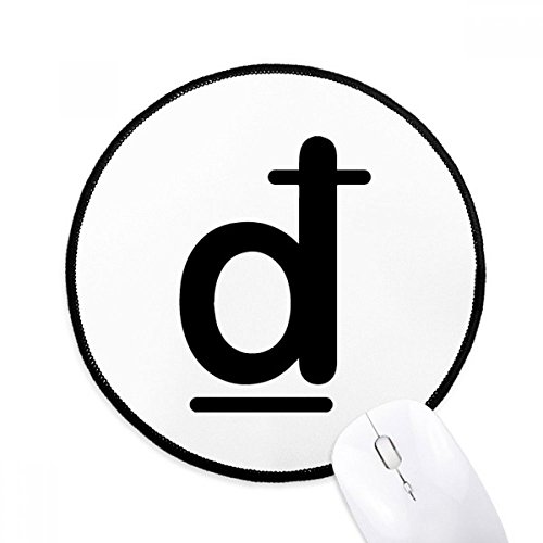 DIYthinker Symbole monétaire Dong Viêt Nam Round ANTIDÉRAPANTS Tapis de souris Noir Titched Edges Bureau Jeu cadeau