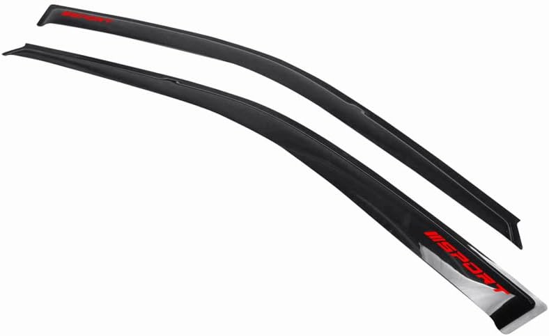 Miniatura 1 de EVPROXP - Visera de protección contra la lluvia compatible con Civic Coupe Hatchback 92-95, deflector de ventilación de ventana lateral, tinte