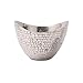 miska owoców Premium Quality Aluminium Dekoracyjne Miska - Wielofunkcyjny Duże jedzenie Miska - Wielokrotnego użytku Dekoracyjne Przekąska Owocowa Miska koszyk na owoce (Color : Silver)