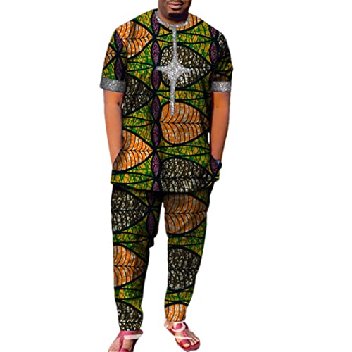 Ensemble Dashiki fluide avec pantalon long pour éviter la chaleur en restant chic
