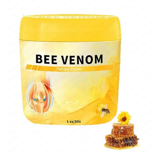2 cremas terapéuticas de veneno de abeja para articulaciones y huesos, crema avanzada de veneno de abeja, alivio de articulaciones para cuello, cintura, espalda, pies y piernas (1)