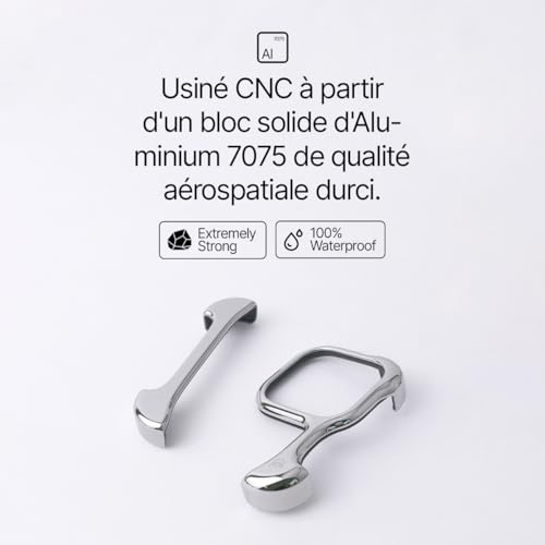 Coque iPhone 15 Pro Arc Pulse argent poli idéale pour usage urbain épuré - 3