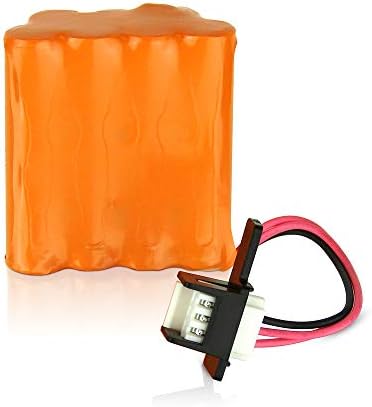 Lathem 5000EP/6000E Rechargeable Operational Backup Battery, Up to 200 Registrations or 72 Hours (VIS6001) - Orange