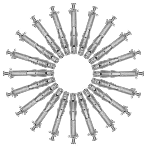 Cabilock Drywall Anchor Screws 20 Sets of Expandable Screw Anchors Secure Fixing