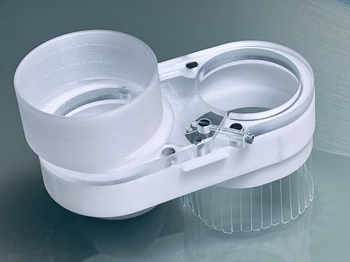 Clear Dust Shoe for Router/Spindle Milling Machine Dust Boot Extended Reach - 4