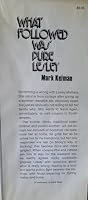 What followed was pure Lesley 0841502625 Book Cover