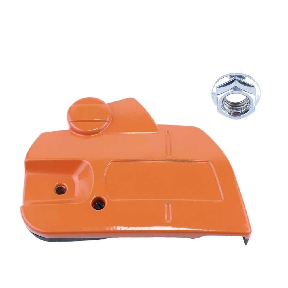 Tapa del Embrague Freno de Cadena Compatible con motosierras 445 y 450. Pieza Repuesto. Sustituye a la Referencia 544097902