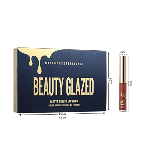 6 PCS Matte Liquid Lipstick set Waterproof Long Lasting Birthday Edition Durable Liquid Lipgloss Beauty Cosmetics Makeup Set
