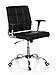 Produktbild hjh OFFICE 719000 Home-Office Stuhl Ernesto Kunstleder Schwarz/Chrom moderner Drehstuhl im Retro-Look