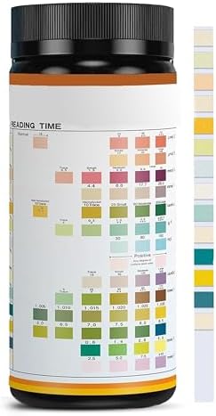 Urine Test Strips 13+ PARÁMETROS - 150 Count LEU, KET, PRO, NIT e...