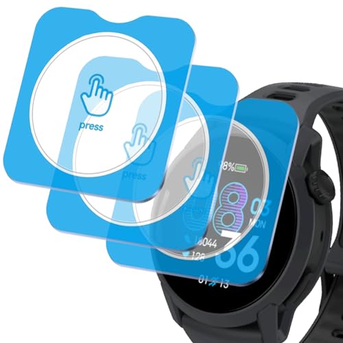 For COROS PACE 4 �K���X�t�B���� �K�C�h�t�� �����K���X �ی�t�B���� YANMONGI �����K���X ���Ɏq���f�� �K�C�h�g�� �ϏՌ� �����x�^�b�` �����ߗ� �w��h�~ �C�A���X �\��t���ȒP COROS PACE 4 �Ή��y3���Z�b�g�z