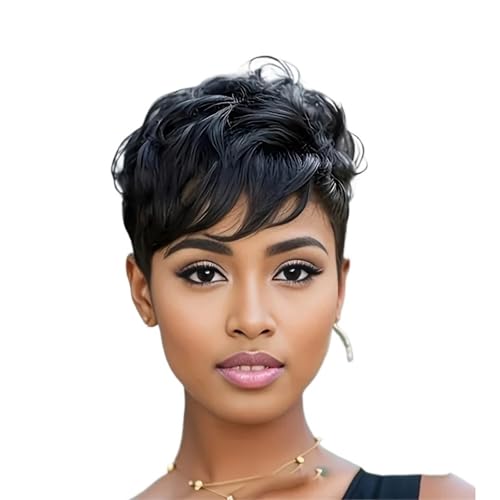 KHUTRW3D Women Chic Cut Synthetic Wig for Women - Heat