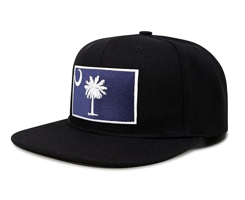 Image of International Tie State Hat for Men and Women, Adjustable Snapback Trucker Baseball Cap with Embroidered Patch