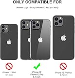 MC Fashion Cute [Kiss Series] Vibrant Matte Cartoon Case, Slim Fit Black Bumper Full-Body Soft TPU Case for iPhone 12 and iPhone 12 Pro 6.1 inch 2020