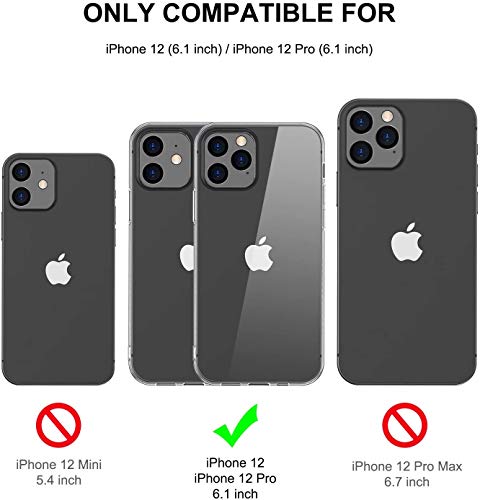 Iphone 12 Case, Iphone 12 Pro Case, Cute [Kiss Series] Vibrant Matte Cartoon Case, Slim Fit Black Bumper Full-Body Soft Tpu Case For Iphone 12 And Iphone 12 Pro 6.1 Inch 2020 (Mickey Mouse) #TOP1