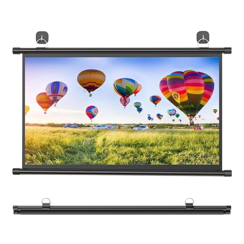 Pantalla de proyección manual para pared 30" a 72"