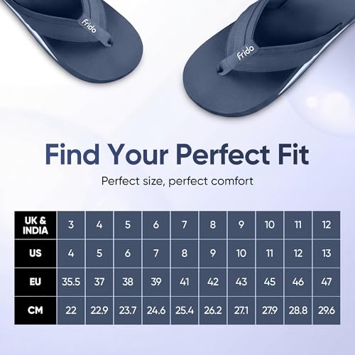Image of Frido Cloud Comfort Slippers for Women & Men | Available in 2 Options- Arch Support & Without Arch |Orthopedic Soft Home Chappal Unisex Slipper, House Slipper with Anti-Skid Sole for Home Use & Casual