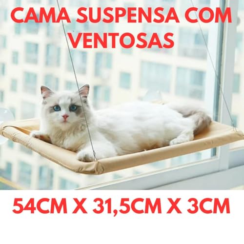CAMINHA PET suspensa DE JANELA PARA GATOS CAMA com ventosas silicone rede tecido sacada cat DIVERTID