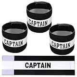 Contenido del producto: Recibirás 3 brazaletes de capitán, perfectos para líderes de equipo en fútbol, fútbol americano, rugby, baloncesto y voleibol. Ideales tanto para atletas adultos como juveniles.