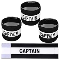 MBSIVSA 3 Stück Armbinden für Fußball, Kapitänsband Spielführerbinde für Fußball und Rugby, Kapitänsbinde Kinder für Erwachsene und Jugendliche