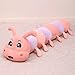 Lulihhhh Nuovo 60-120 cm Simpatico Colore Bruco Peluche Cartone Animato millepiedi Bambola Ragazza Che Dorme Cuscino Regalo di Compleanno Bruco Rosa 60 cm
