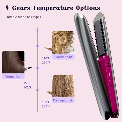 Plancha de Pelo Mini Recargable 2 en 1 Inalámbrica miniatura 3