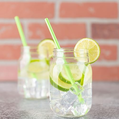 Pitillos de papel ecológicos verdes 24 unidades miniatura 2