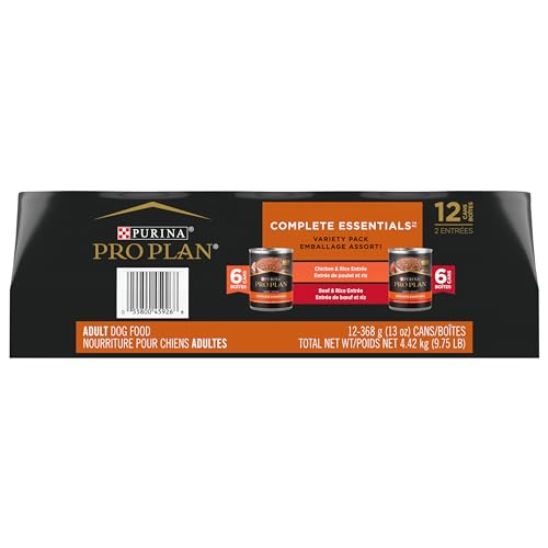 Purina Pro Plan Complete Essentials Wet Dog Food, Entree Variety Pack 2 Flavours - 368 g Can (12 Pack) - Image 3
