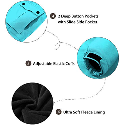 image for ZSHOW Girls' Mountain Ski Jacket Soft Fleece Lined Fur Hooded Winter O