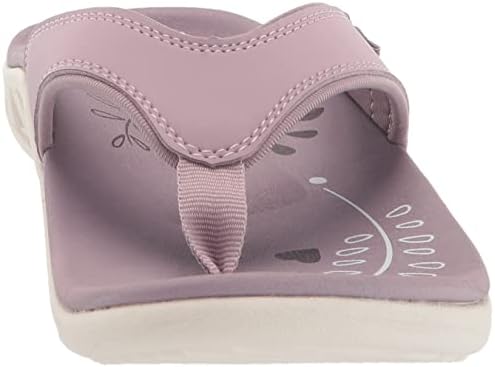 Spenco Women's Yumi Rise Flip-Flop, Elderberry, 10 Wide | Image 1