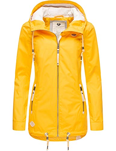 Ragwear Zuzka - Chaqueta con Capucha para Mujer (Tallas XS-XXL) Amarillo. S
