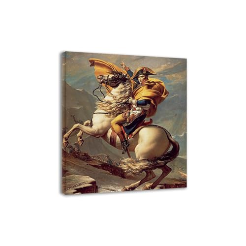 Napoléon traversant les Alpes : impression sur toile premium
