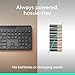 Logitech Signature Slim Solar+ Wireless Bluetooth Keyboard K980 for Business, Quiet Typing, Secure Receiver, Windows, Mac - Graphite