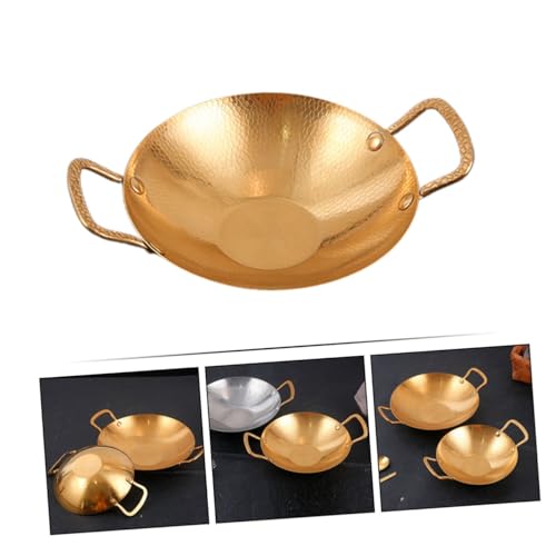 Sartén Wok de Acero Inoxidable con Mango Doble 33 cm miniatura 7