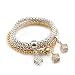 Produktbild Outflower Modischer Rubin-Stil mit quadratischem Armband, klein, drei Stück, Accessoires für Damen, Geschenk zum Geburtstag