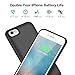 Gixvdcu Battery Case for iPhone 6S / 6, 6000mAh Rechargeable Protective Portable Charging Case for Apple iPhone 6 & 6S (4.7 Inch) Extended Charger Pack Power Bank - Black