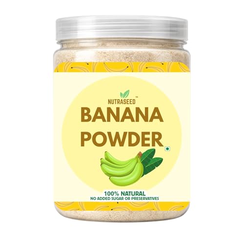 Image of NutraSeed Banana Powder | 250g | Kerala Nendran Bananas | 100% Natural Raw Banana Powder | No Added Sugar or Preservatives