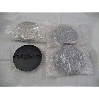 RotiForm Flat Black Custom Wheel Center Caps # 1003-40MB (4 CAPS)