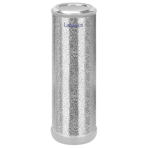 Labasics Frasco Dewar de Laboratorio, Revestimiento Plateado al Vacío en Vidrio Borosilicato, Frasco Alto, Capacidades de 1000 ml, Ideal para el Almacenamiento de Hielo Seco y Nitrógeno Líquido