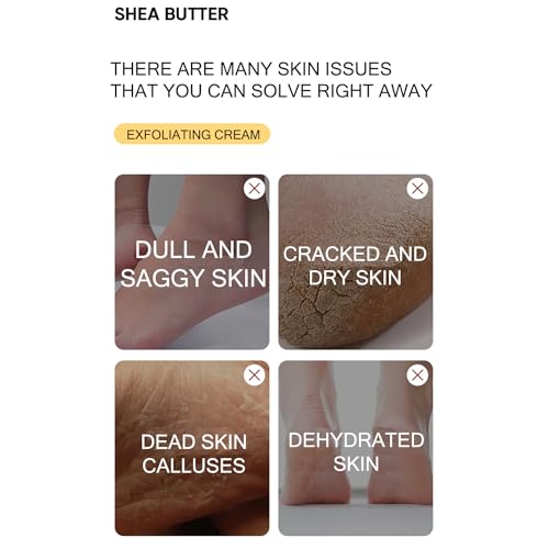 bioaqua foot scrub cream exfoliating and cleansing foot care with plant scrub particles shea butter extract amp herbal ingredients smooth soft feet 180g 635oz