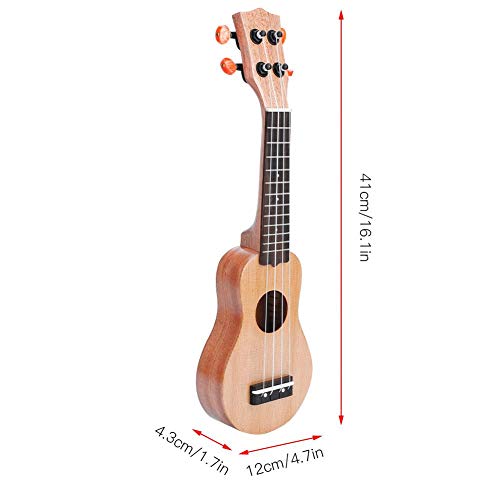 ODEROL LIANXIAO – Wood Ukulele, Pomme Rouge Portable de 17 Pouces Ukulélé, Mini-Poids Durable Guitare Ukulele avec Sac for Les Nouveaux débutants et Enfants - Les Beatles, Paul McCartney, John Lennon, RIngo Starr, George Harrison ODEROL LIANXIAO - Wood Ukulele, Pomme Rouge Portable de 17 Pouces Ukulélé, Mini-Poids Durable Guitare Ukulele avec Sac for Les Nouveaux débutants et Enfants – Image 8