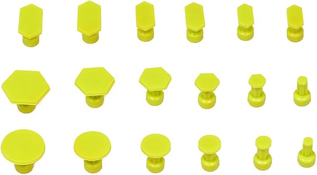 30pcs Thickened Hail Crease Tabs PDR, Car Body Repair Garage Paintless Puller Slide Hammer Tool Kit