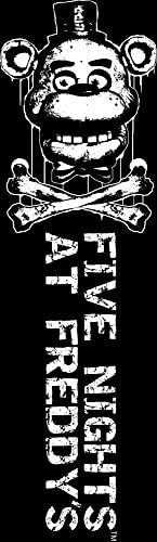 Five Nights At Freddy's Freddy Fazbear Crossbones Men's Black Sleep Pajama Pants2